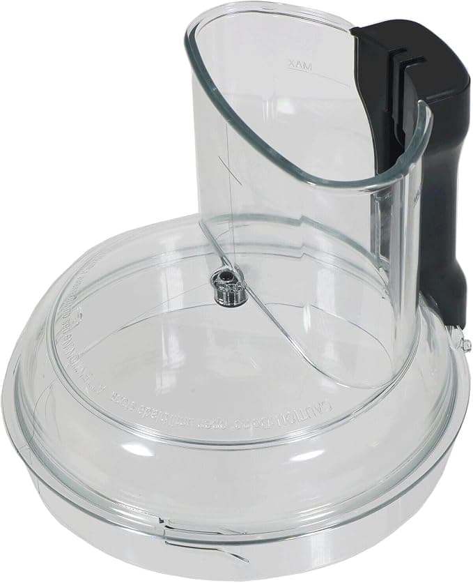 SPARES2GO Replacement Lid Compatible with Magimix CS4200XL CS5200XL Food Processor (Clear with Black Handle) - Image 1