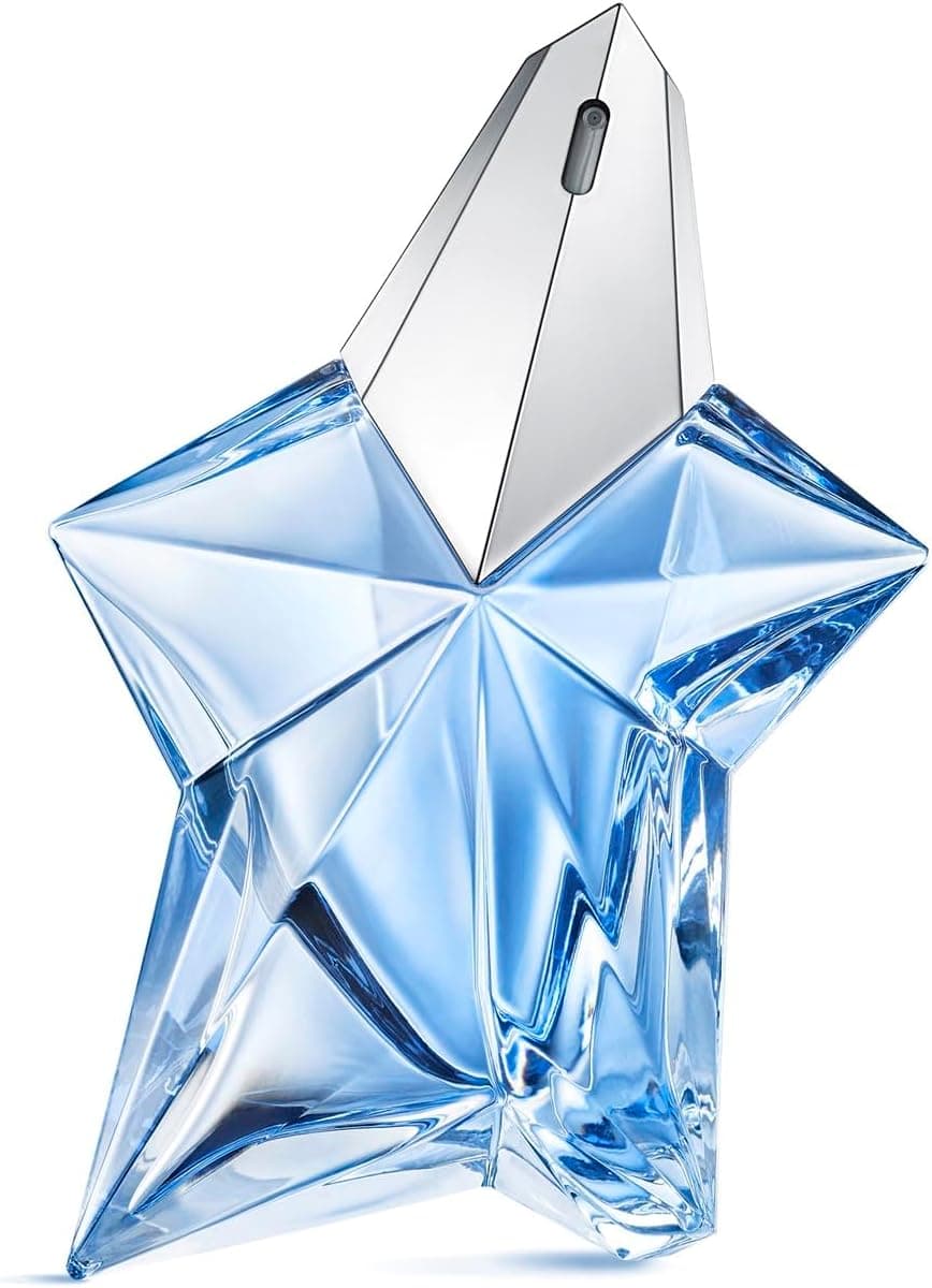 MUGLER Angel - Refillable Eau de Parfum for Her - Women's Perfume - Ambré Gourmand - Patchouli, Praline & Vanilla Absolute - Long-Lasting - Spray Spray - 100 ml