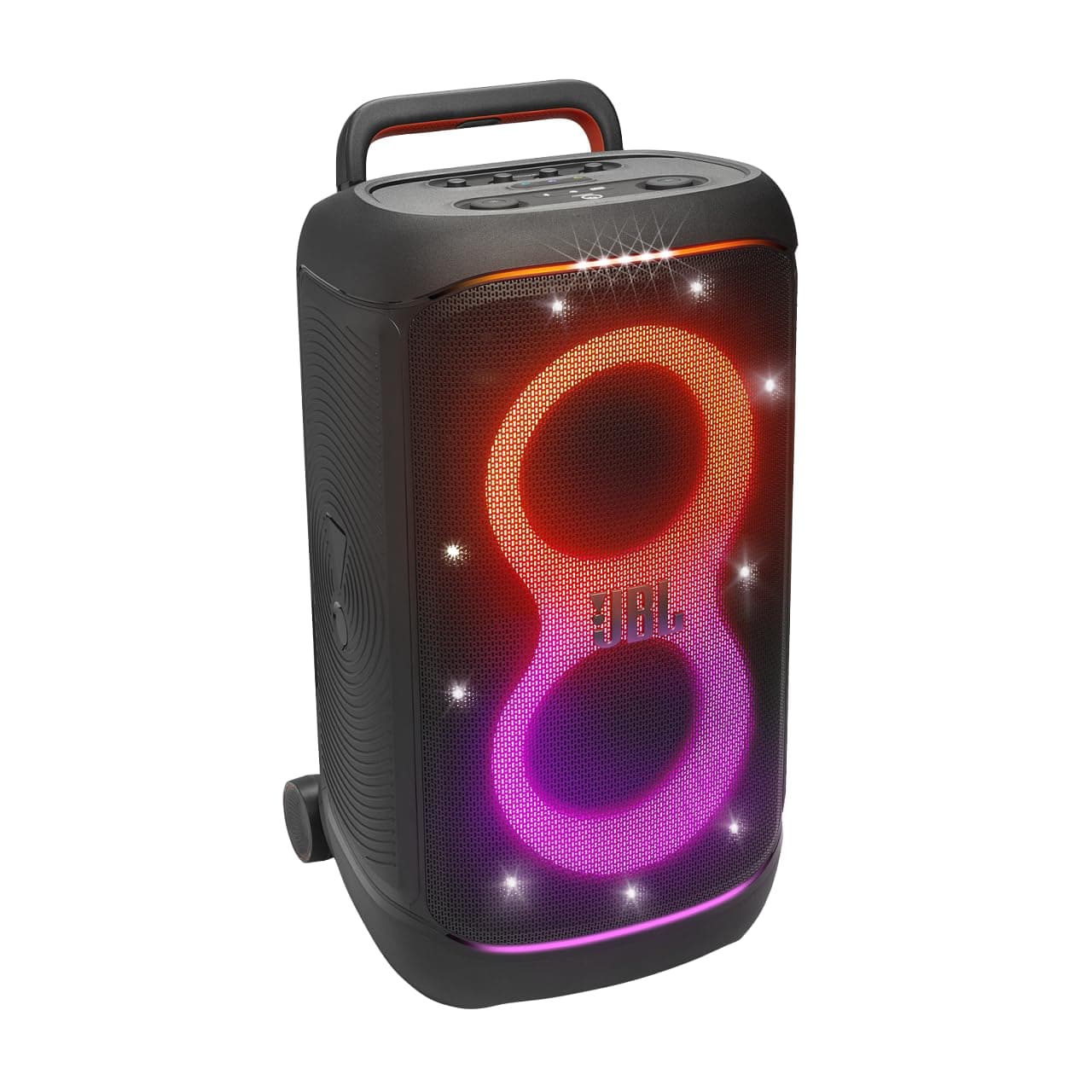 JBL Partybox 520, Wireless Bluetooth Party Speaker, 15 Hour Battery Life, Portable Design, Dynamic Light Show, IPX4, Multi-Speaker Connection, AI Sound Boost, Microphone Input, Black - Image 9