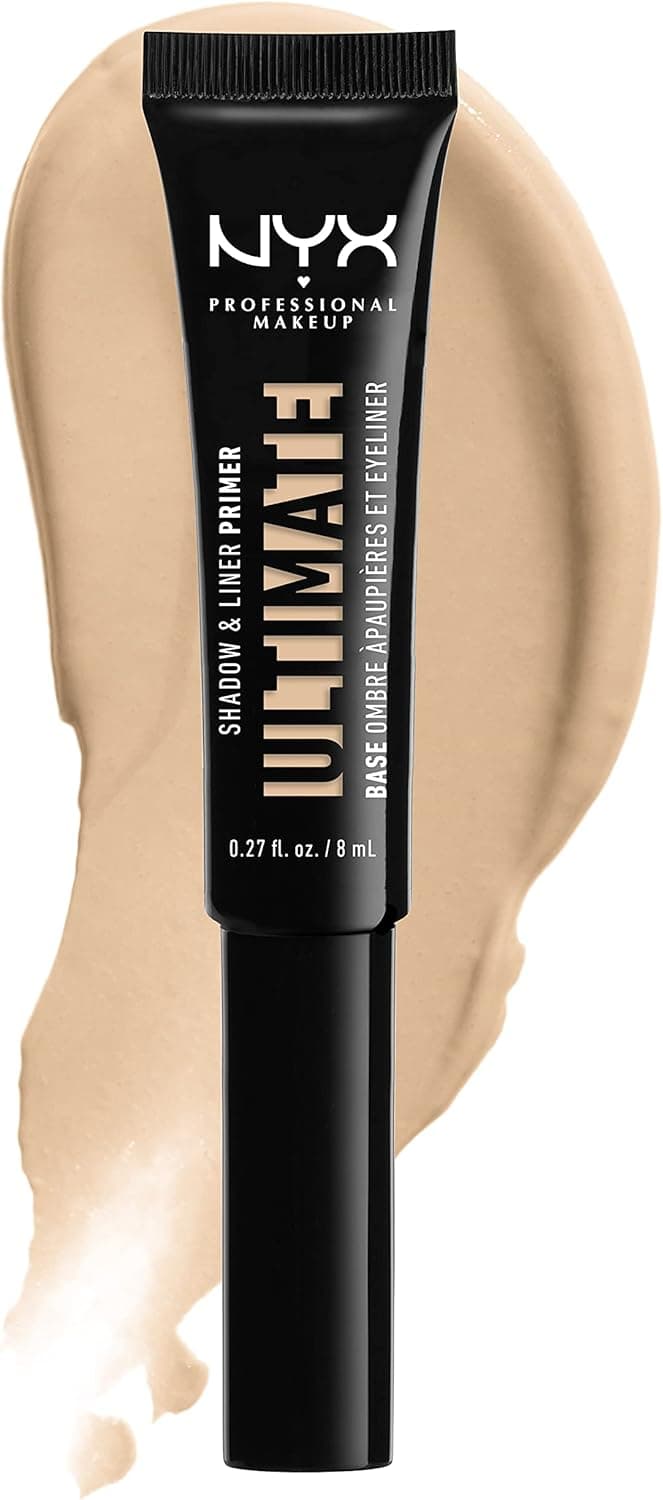 NYX Professional Makeup Ultimate Shadow & Liner Primer, Infused with Vitamin E, Vegan Formula, Shade : Medium