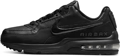 Nike Air Monarch IV Men's Fitness Shoes, Black, 7 UK X-Wide, Black