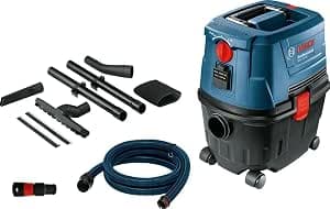 Bosch Professional 06019E5100, Bosch-Water & Dust Vacuum Cleaner 1100W 270 Mbar 53 L/Sec-Gas 15 PS, Multicoloured, 1100 W, 15 Liters