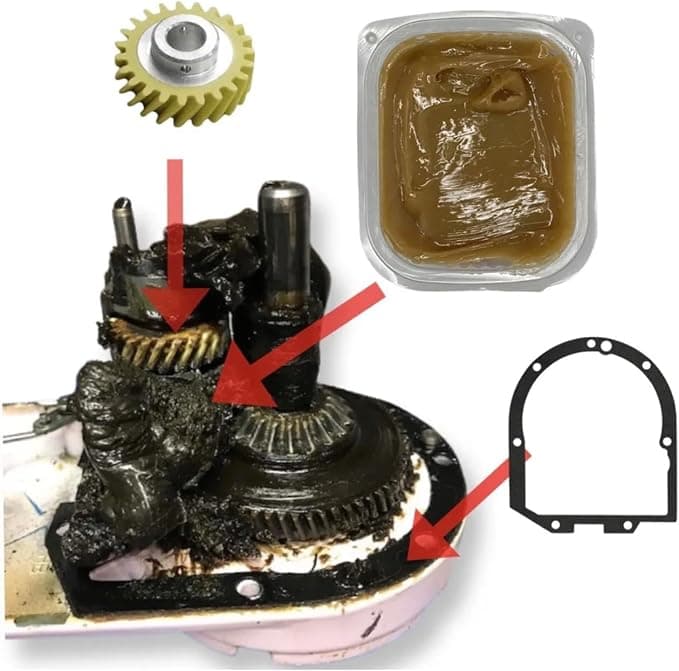 KitchenAid Kitchen Processor Repair Kit Includes Sprocket, Gasket, Transmission Grease, 5 Year Warranty - Image 1