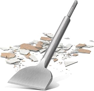 Lytool Burin SDS Plus 250 x 75 mm - Acier Trempé 40Cr Haute Résistance pour Carrelage, Mortier, Béton - Ciseau Carrelage Professionnel Compatible Bosch, Hilti, Makita