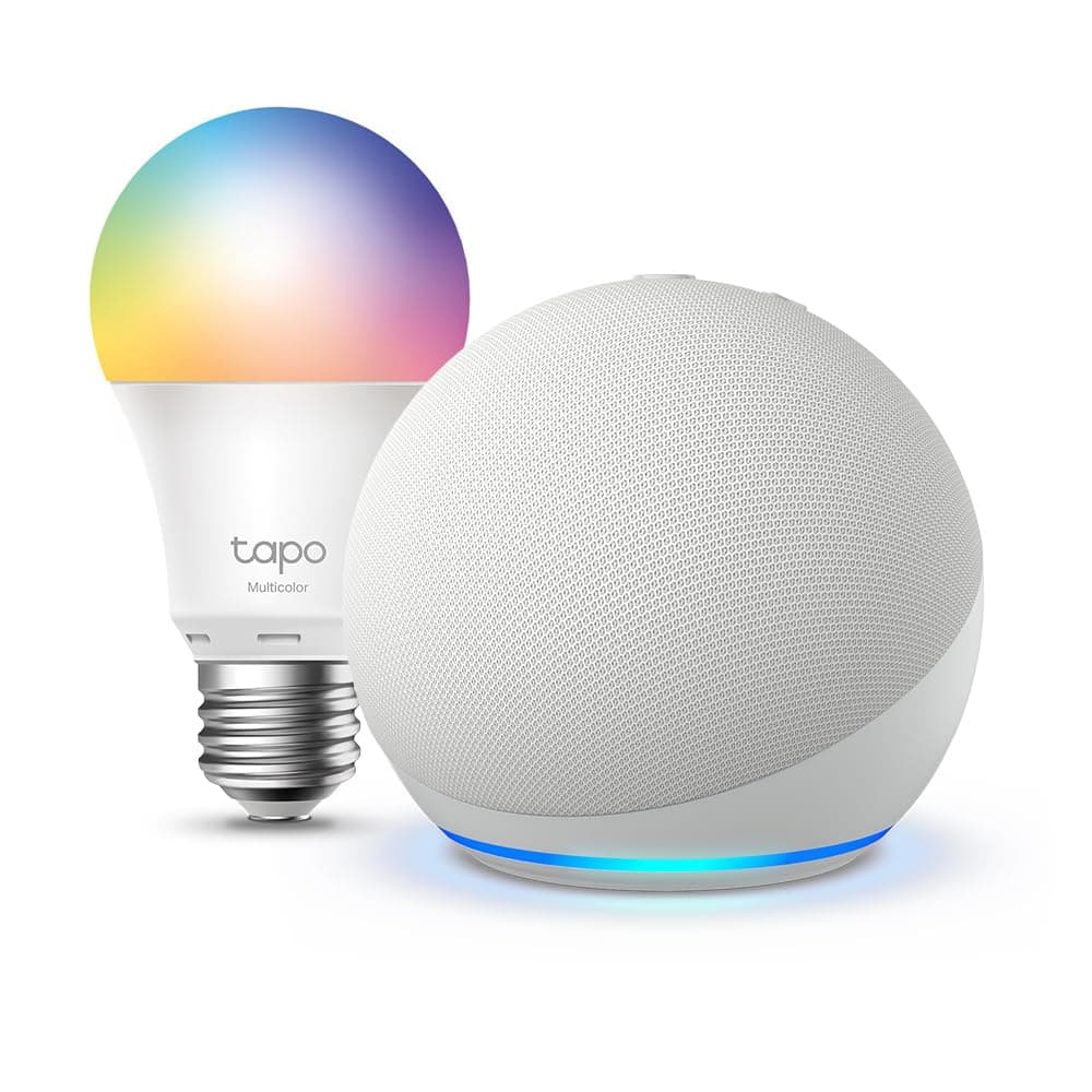 Echo Dot (5e génération) | Blanc + Tapo L530EA ampoule connectée LED (E27), Fonctionne avec Alexa - Kit de démarrage Maison connectée - Image 7