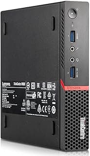 Lenovo Mini PC Ordinateur de Bureau ThinkCentre M700 Tiny, Processeur Core i5-6400T, Mémoire Ram 16 Go, Disque SSD 512 Go, Win 11 Pro (Reconditionné)