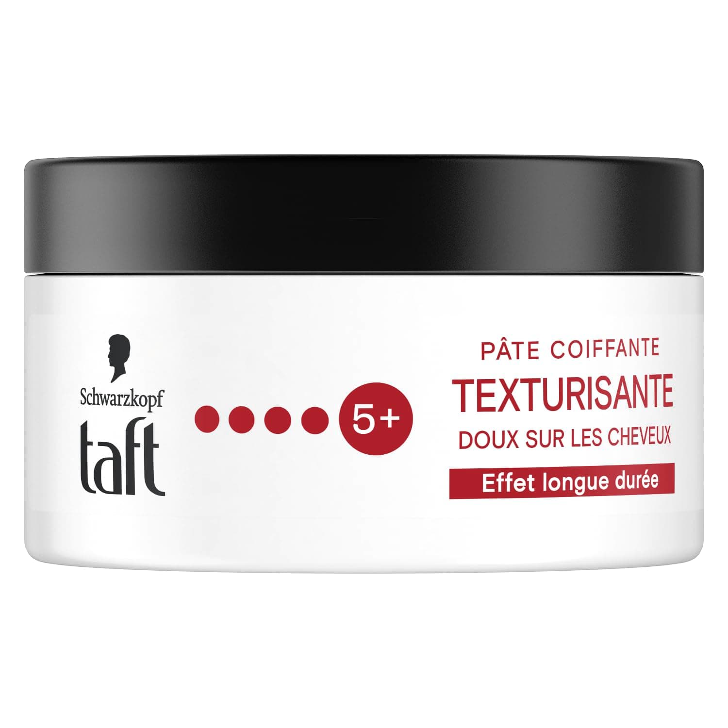 Taft - Schwarzkopf - Styling paste - Texturizing carbon paste - Shine - Very strong hold - Gentle on hair - Long lasting hold - No sticky effect - Formula Provitamin B5-100 ml