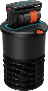 Arroseur oscillant escamotable OS 140 Gardena : système d'arrosage pour les surfaces carrées et rectangulaires jusqu'à 140 m² maximum, installé au niveau du sol (8223-20)