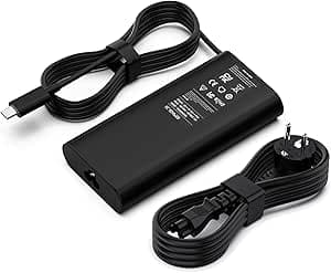 VUOHOEG 130W USB C Charger for Dell XPS 15 9500 9510 9520 9530 9575 XPS 17 9700 9710 9720 9730 Precision 5550 5750 3560 3550 Latitude 7410 5520 5520 550 510 5 420 Power Supply Type C Portable PC Adapter