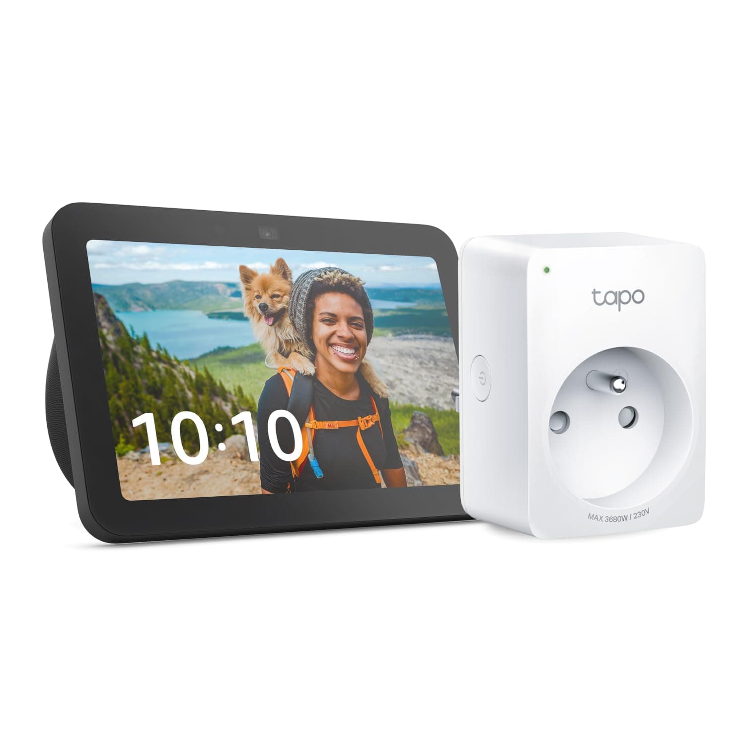 Echo Show 8 (3e génération) | Anthracite + Tapo Matter Prise Connectée, Fonctionne avec Alexa - Kit de démarrage Maison connectée - Image 8