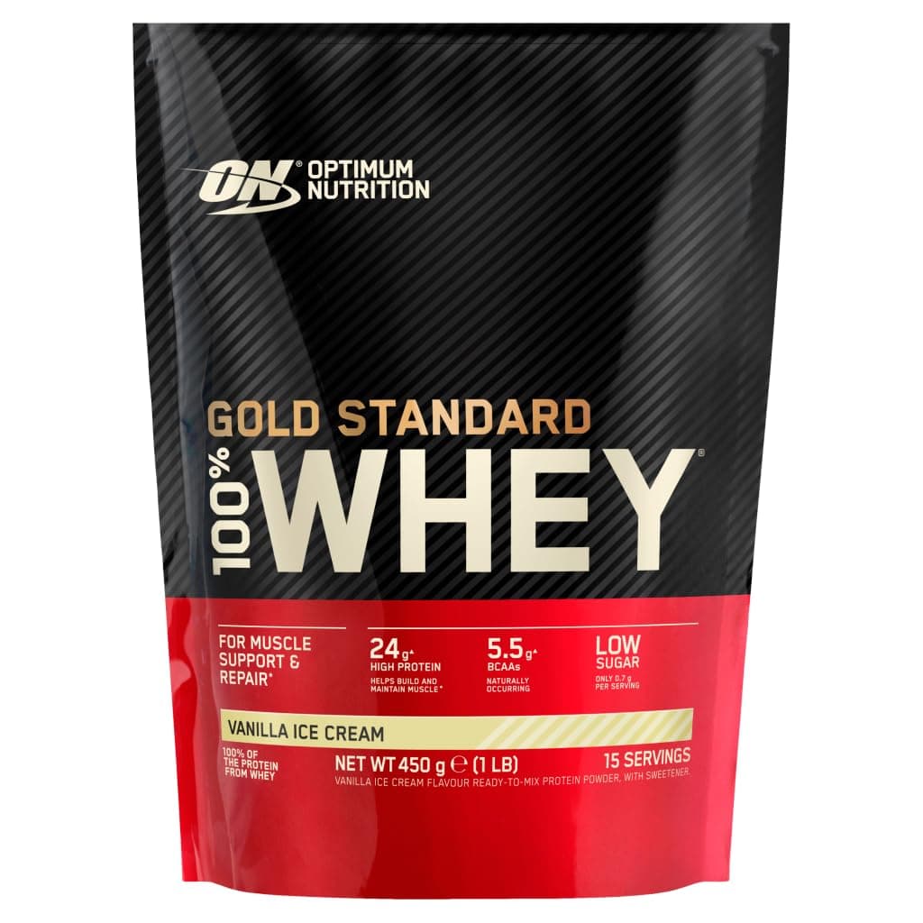 Optimum Nutrition Gold Standard 100% Whey Vanilla Ice Cream - 450g - Image 4