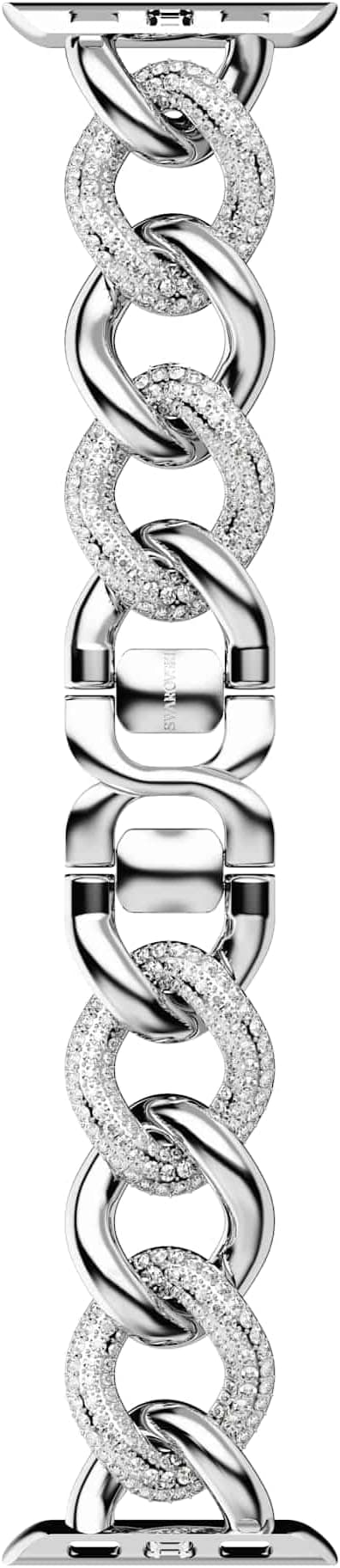 Swarovski Sparkling Chain Bracelet, For Apple Watch 40mm & 41mm, Silver Tone, Stainless Steel - Image 1