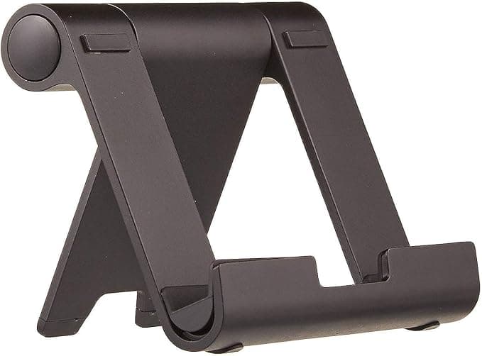 Amazon Basics Adjustable and Portable Stand for Tablet, E-Reader and Smartphone Black