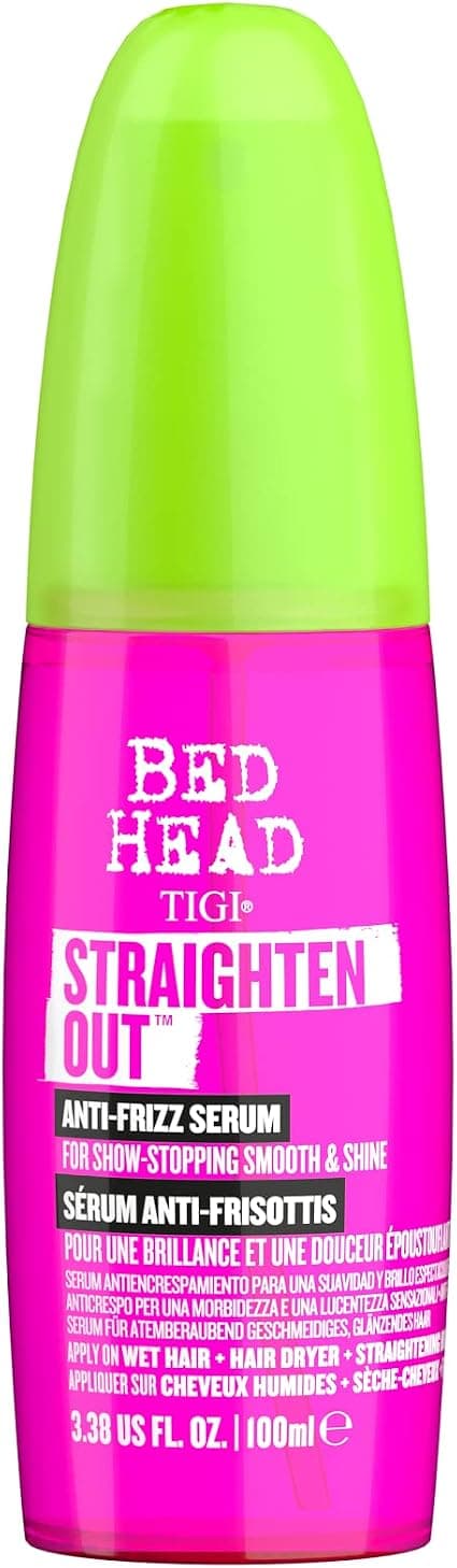 TIGI Bed Head Straighten Out Anti Frizz Serum For Smooth And Shiny Hair 100ml - Image 1