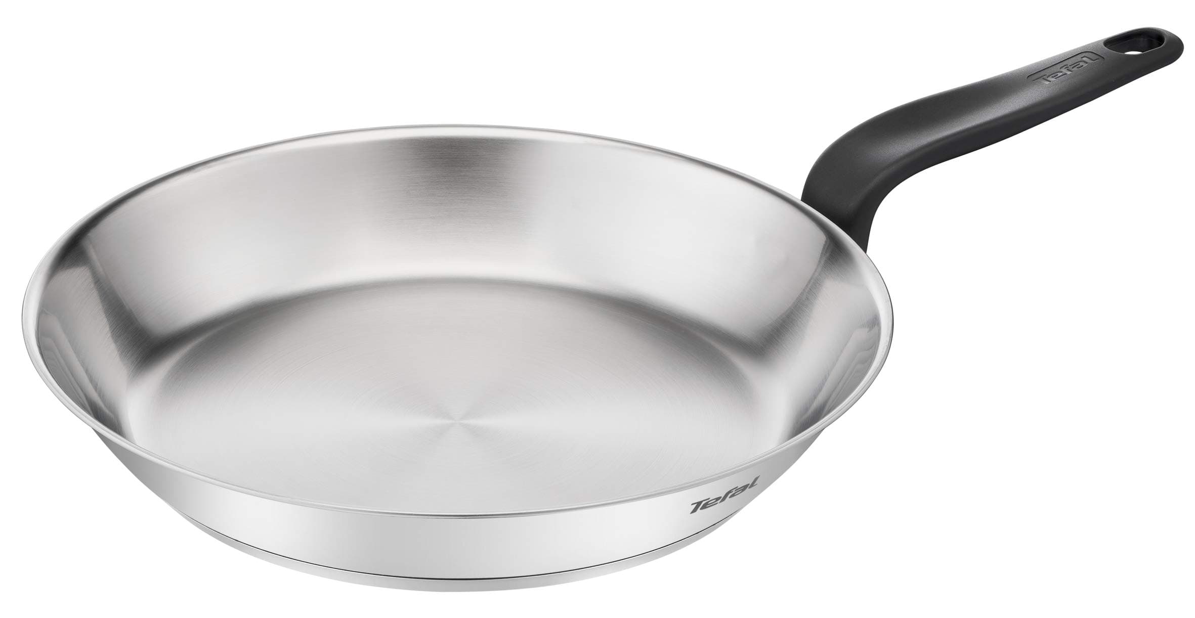 Tefal Primary E3080604 Stainless Steel Frying Pan, 28 cm, High Quality Stainless Steel, Induction, for Cooking Delicious Recipes and Deicing - Image 1