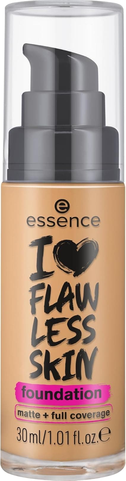 Essence Cosmetics I LOVE FLAWLESS SKIN foundation foundation, long lasting, mattifying, instant result, matte (30 ml)