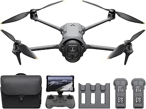 DJI Mavic 4 Pro 512GB Creator Bundle with DJI RC Pro 2, Triple Camera Flagship Drone with Hasselblad CMOS 4/3 100MP Camera, 51min Max Flight Time, Three Batteries, Charging Station