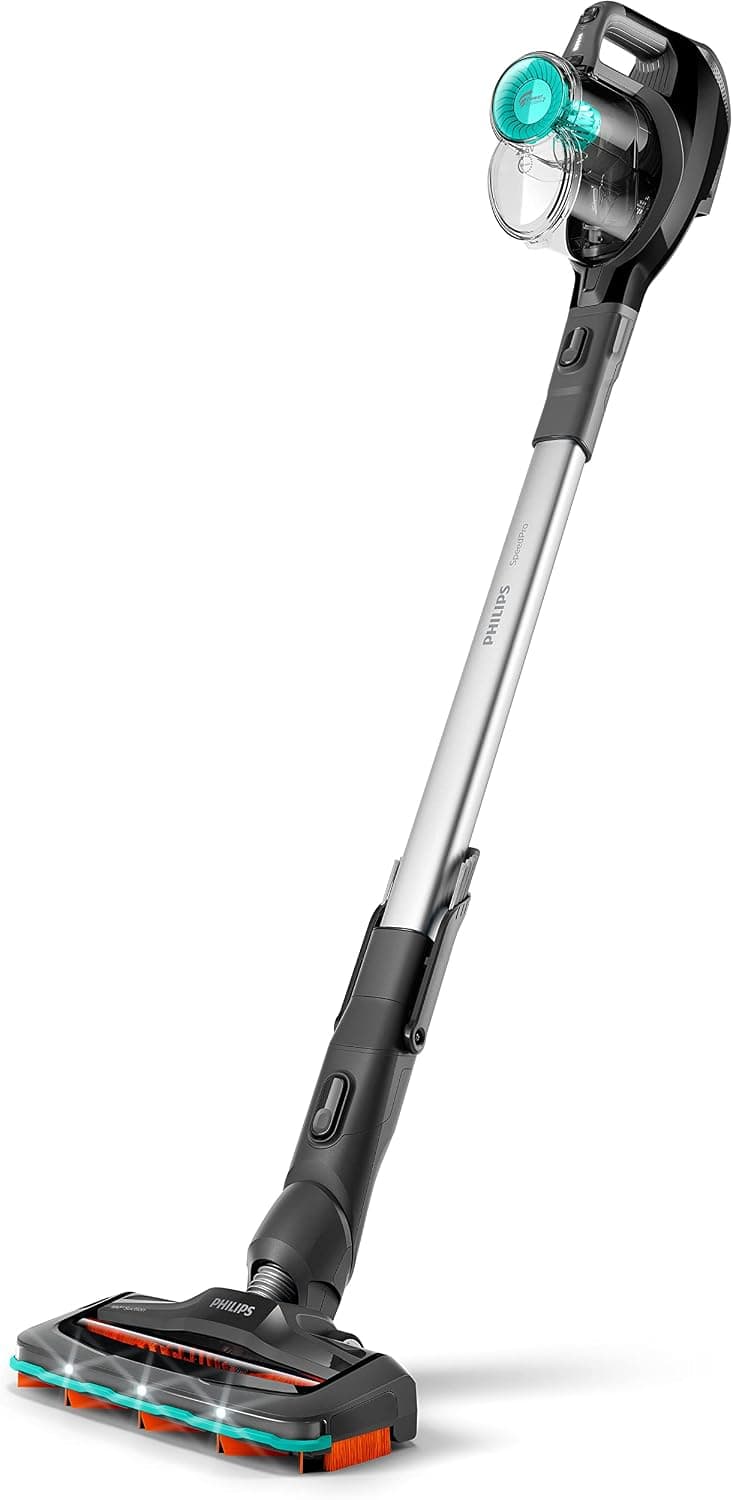 Philips SpeedPro Cordless Broom Vacuum Cleaner with 180° Suction Brush - Up to 30 Min Battery Life (FC6723/01) - Image 1