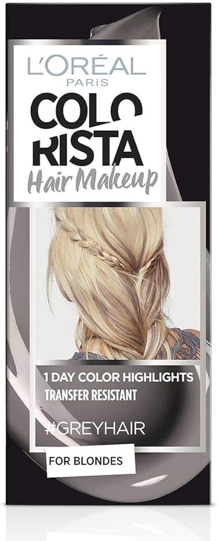 L'Oreal Colorista Hair Makeup Temporary Hair Dye #greyhair