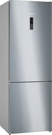 SIEMENS KG49NXIBF iQ300 XXL Freestanding Fridge with Bottom Freezer - 203 x 70 cm - 311 L Refrigerator - 129 L Freezer - NoFrost, HyperFresh, BottleRack - Stainless Steel          [Energy Class B]