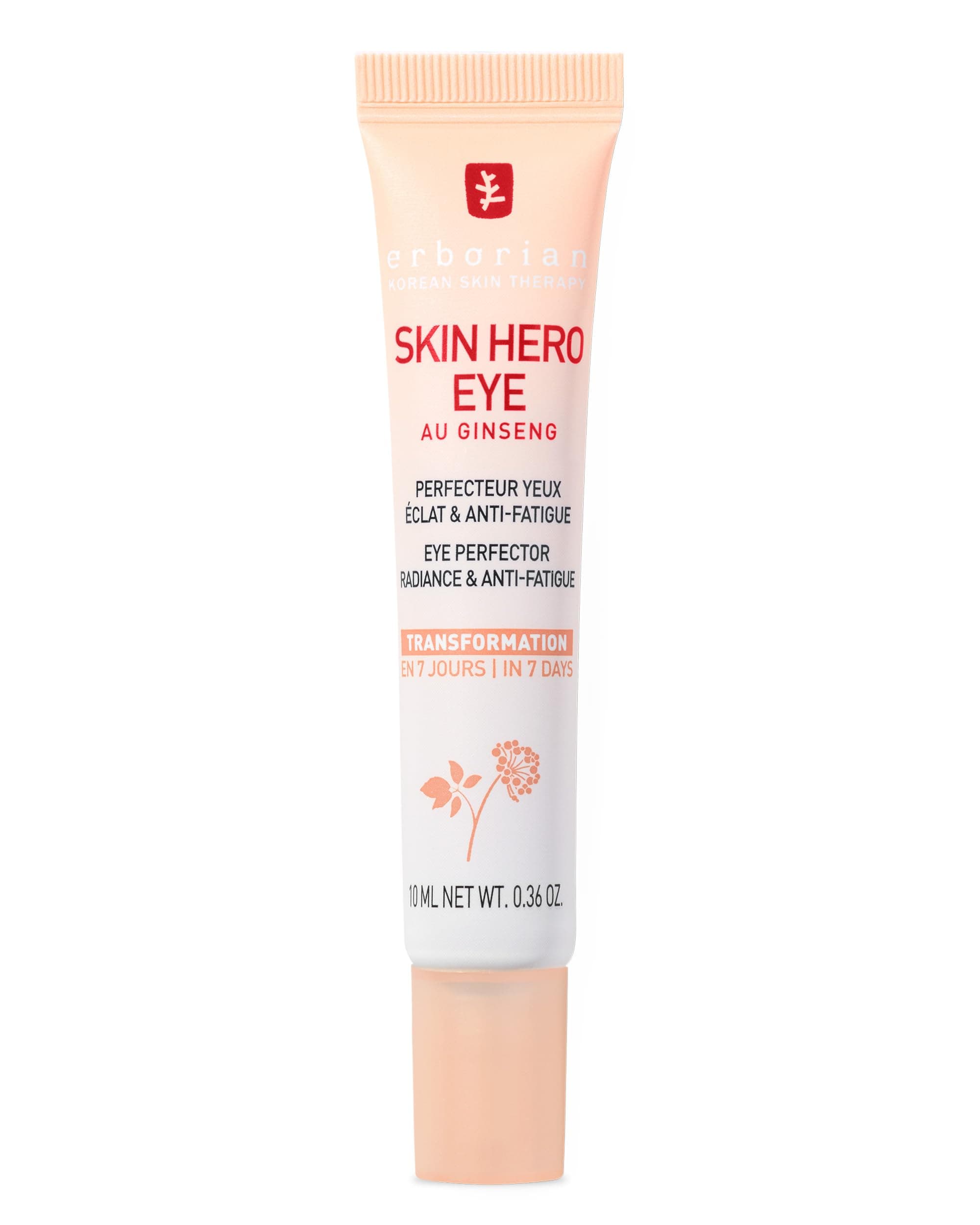 Erborian - Skin Hero Eye - Perfecteur Yeux Non Teinté + Soin Anti-Fatigue Anti-Cernes Revitalisant en 7 Jours - Texture Légère - Cosmétique Coréen - 10 ml - Image 9