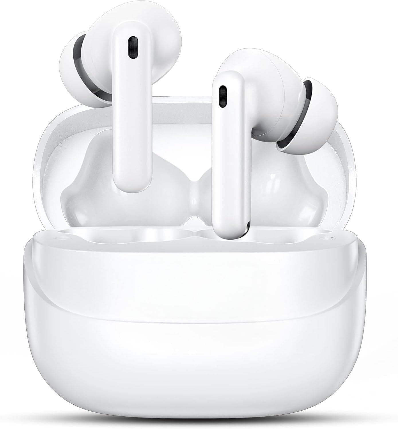 Wireless Bluetooth Headphones, Bluetooth 5.4 Wireless Earphones, Hi-Fi Stereo Sound Earphones, 50H CVC Playback Time Reduction Headphones for iOS Galaxy Xiaomi Oppo Android - Image 1