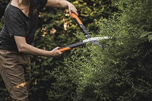 Fiskars Hedge shear, Rack system PowerGear X, Non-Stick coating, Steel blades, Length: 63 cm, Black/Orange, HSX92, 1023631 - Image 7
