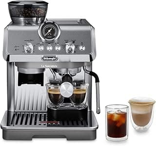 De'Longhi La Specialista Arte Evo EC9255.M, Machine à Café Espresso avec Fonction Cold Brew, Buse Professionnelle pour Mousse de Lait, Technologie de Mouture par Capteur, Comprend Kit Barista, Métal
