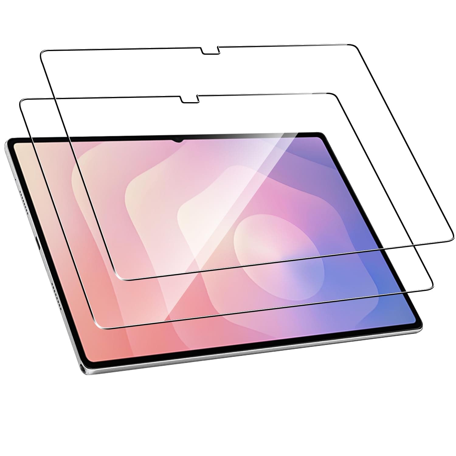 Pack of 2 Tempered Glass Screen Protectors for Samsung Galaxy Tab S10 Ultra / S9 Ultra / S8 Ultra 14.6 Inches [Bubble Free] Screen Protector for Samsung S10 Ultra, HD Transparent Glass - Image 1