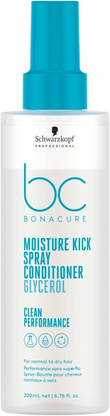 Schwarzkopf bonacure moisture kick spray acondicionador glycerol 200 ml