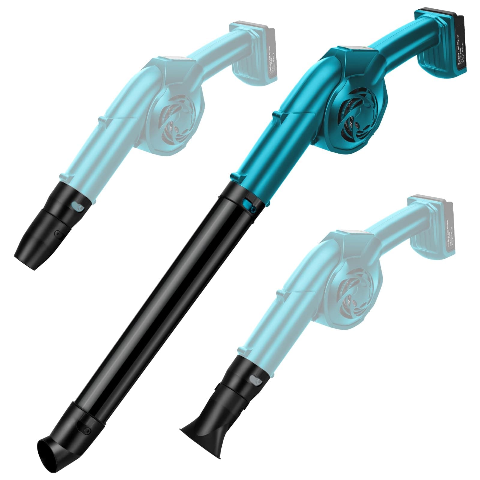 Cordless Leaf Blower Compatible with Makita 18V (No Battery) Lawn Care Electric Blower for Leaf Blowing Snow - Image 1