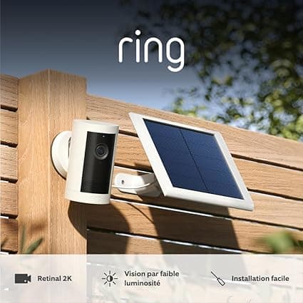 Ring New Ring Outdoor Camera Plus (Solar) | | 2K with Ring Vision I DIY Wireless Outdoor Security Camera | alternative to CCTV system I 30-day free trial of Ring Home Plan
