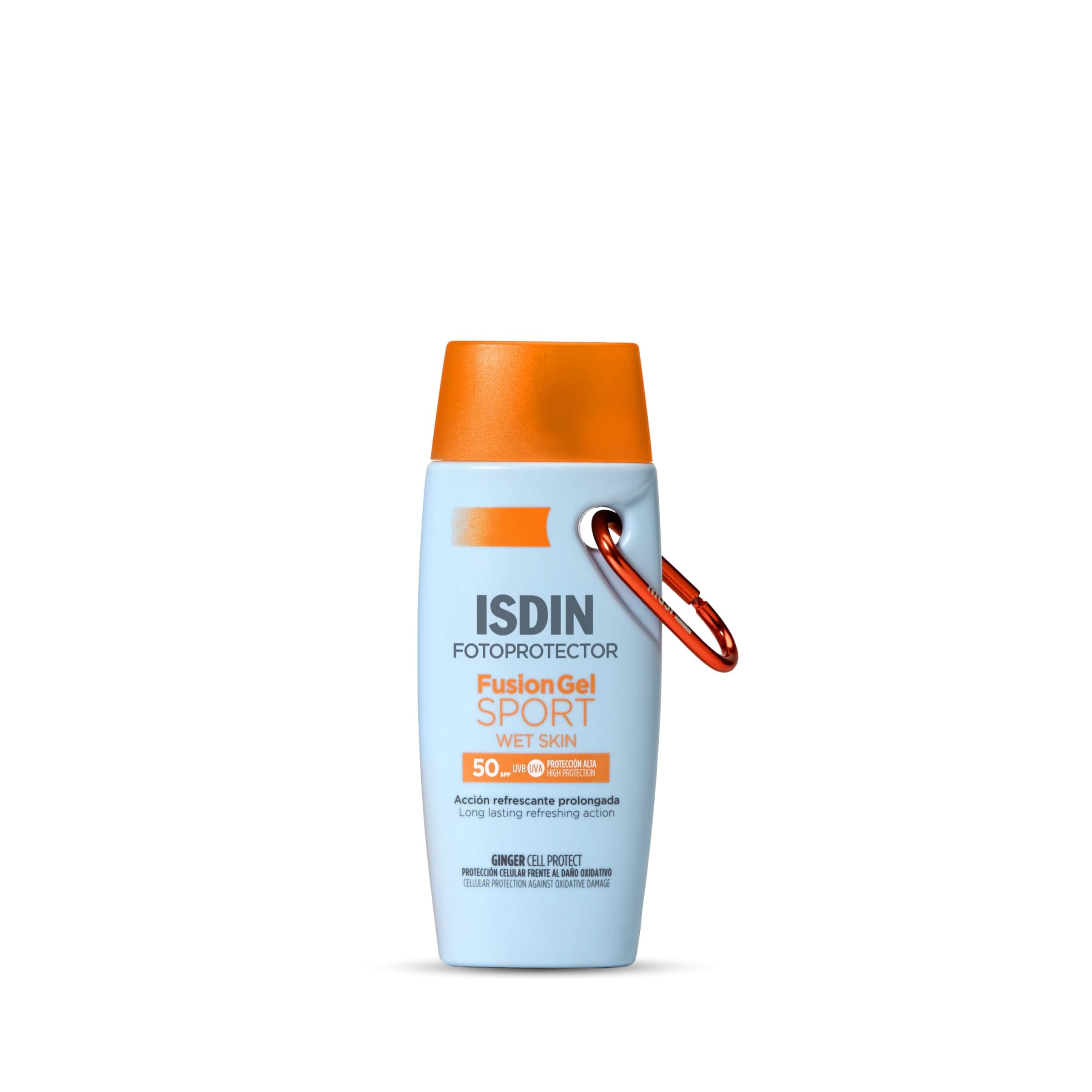 ISDIN Fotoprotector Fusion Gel Sport Wet Skin SPF 50 (100 ml) | Body Sun Cream Ideal for Sports | Sweat Resistant | Refreshing and Ultra-Light - Image 9