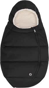 Maxi-Cosi Cosy Baby Footmuff Cosy Toes Comfort, Easy and Safe, Soft and Sturdy Fabrics, Machine Washable, Fits Maxi-Cosi Twillic Black Baby Car Seats