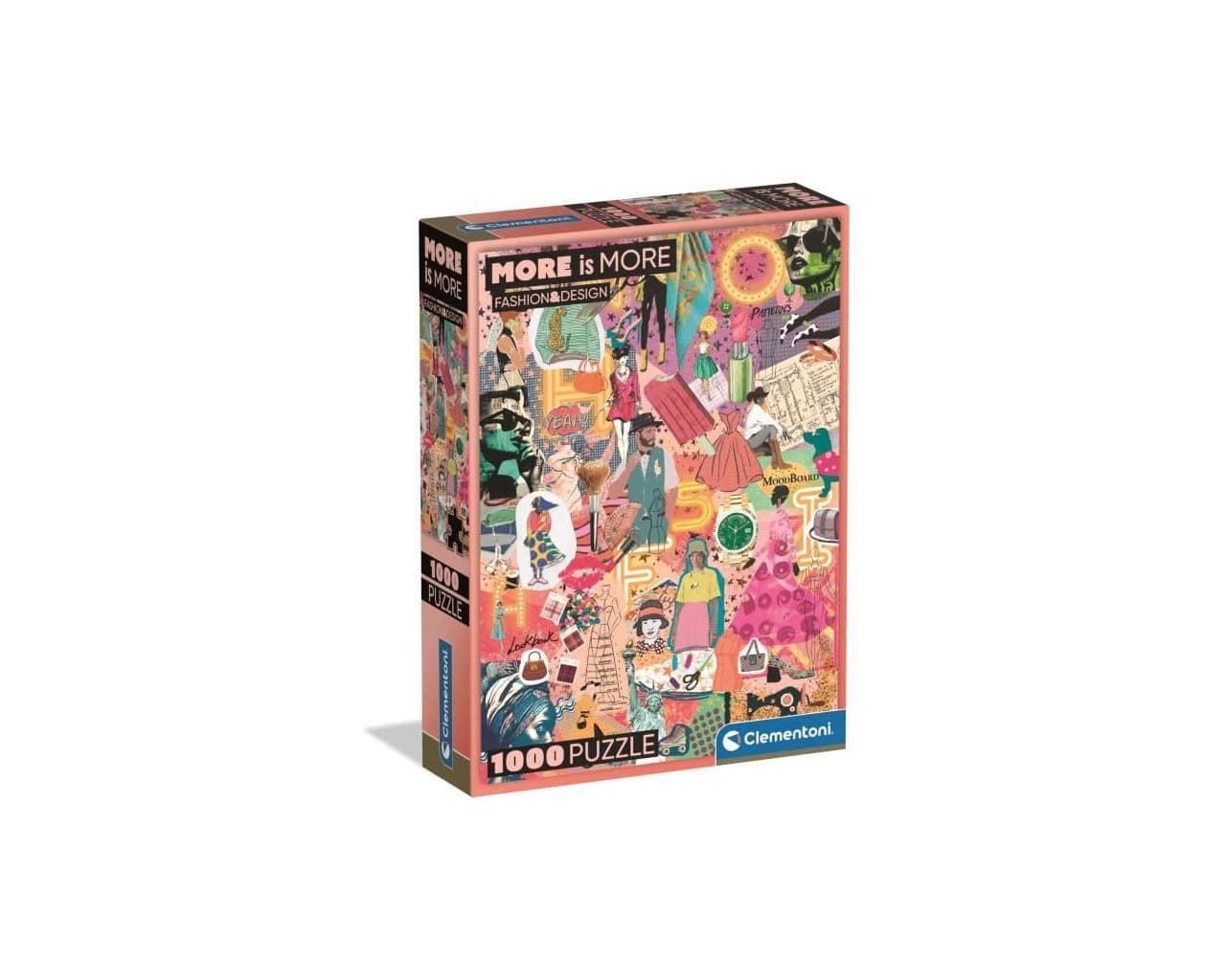 Clementoni - Puzzle for Adults 1000 Pieces, More is More - Fashin&Design Compact Box, Made in Italy, 37071 - Image 1