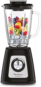 Moulinex Blendforce Blendforce, 800 W, 2 Speeds + Pulse Function, Capacity 1.75 L, Easy Cleaning, Mixing up to 3 minutes continuously, Black, LM42051