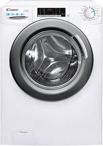 CANDY - Washing Machine Dryer - Washing Machine Dryer 10+ 6 kg/1400 rpm - Energy Class A - 15 Programmes - Digital Screen, Steam Function - White - 85 x 60 x 54 cm - Model CSWS4106TWMRE/FR          [Energy Class D]