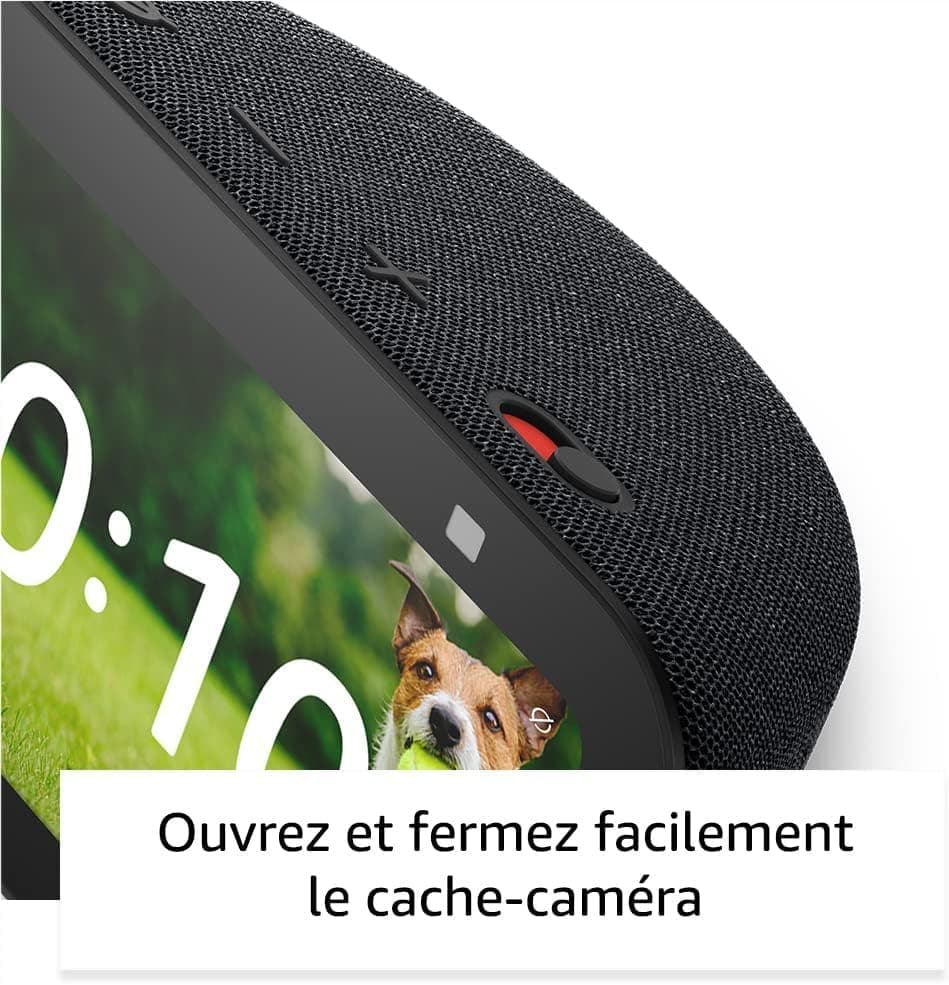 Echo Show 5 (Nouvelle génération) | Blanc + OSRAM SMART+ Prise intelligente avec Matter, Fonctionne avec Alexa - Kit de démarrage Maison connectée - Image 8