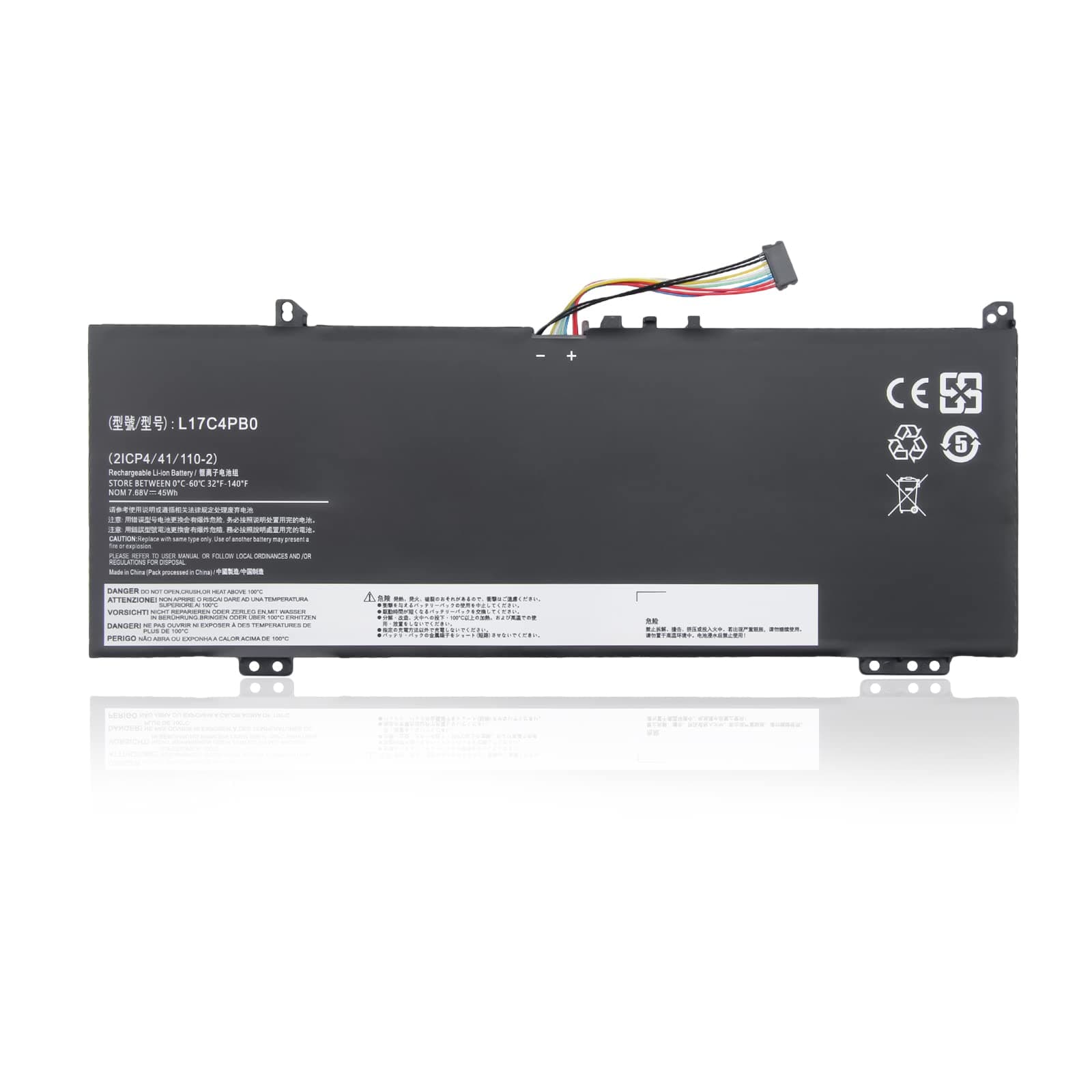 Oyomba L17C4PB0 Battery for Lenovo Yoga 530-14IKB 530-14ARR IdeaPad 6-14ARR 6-14IKB IdeaPad 530S-14IKB 530S-14ARR 530S-15IKB L17C4PB0 L17C4PB2 5B10Q16 066 5 B10Q16067 5B10Q22883