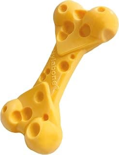 Alternative to Rawhide Chew Toy, No Mess Knotted Bone, Beef Flavour, for Medium Dogs (up to 16kg), Powerful/Extreme Chew Dogs