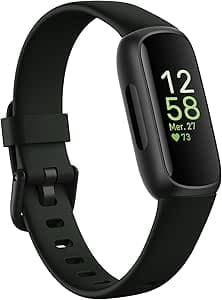 Fitbit Google Fitbit Inspire 3 Health & Sport Activity Bracelet with Up to 10 Days Battery Life and Compatible with Android and iOS, Mauve