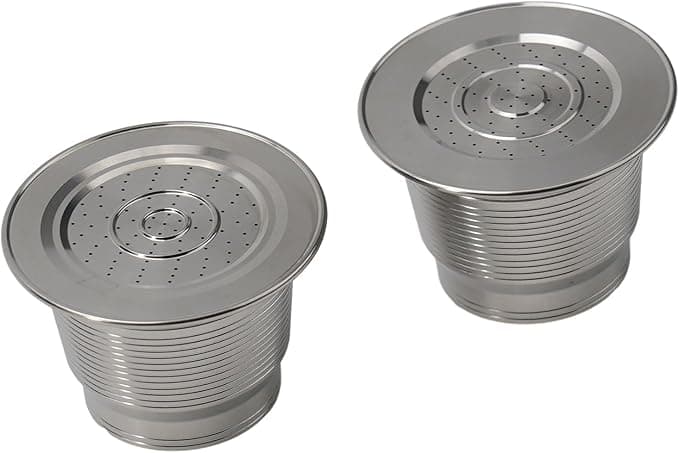 Reusable Coffee Capsule Stainless Steel Coffee Capsule for Nespresso Machines, Metal Coffee Filter for Barista Brewing (Normal Type)