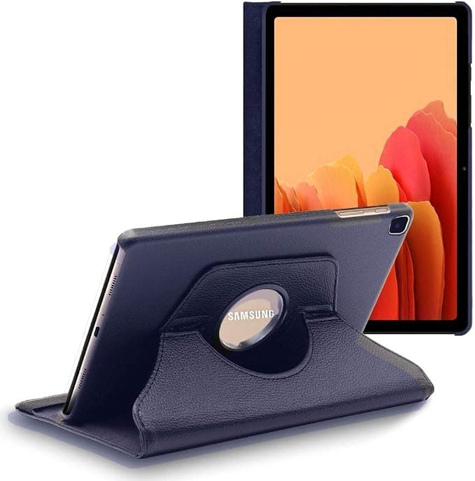 ebestStar - Case for Samsung Galaxy Tab A7 10.4 T505 (2022, 2020), 360 Rotating Case, PU Leather Protective Cover, Dark Blue - Image 1