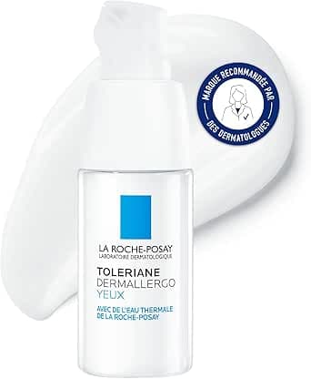 La Roche-Posay - Toleriane Dermallergo - Eye Cream Sensitive Skin - Innovation Anti-redness and Eczema - Neurosensin, Niacinamide, Sphingobioma - High Tolerance Eye Care