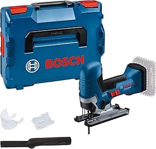 Bosch Bosch Professional 18V System scie sauteuse sans-fil GST 18V-125 S (idéale pour les coupes courbes, porte-lame SDS, avec 1 lame de scie sauteuse, set d’aspiration, dans L-BOXX)