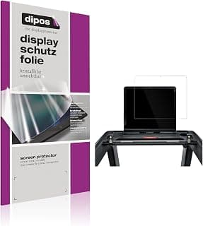 dipos I 2x Protection ecrán compatible avec Technogym Artis Run Films de protection d'écran transparent