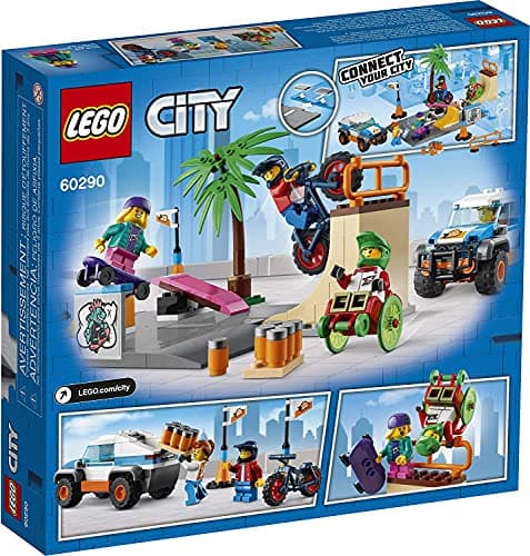 Bonbell LEGO City Skate Park 60290 Building Kit; Cool Building Toy for Kids, New 2021 (195 Pieces) - Image 5