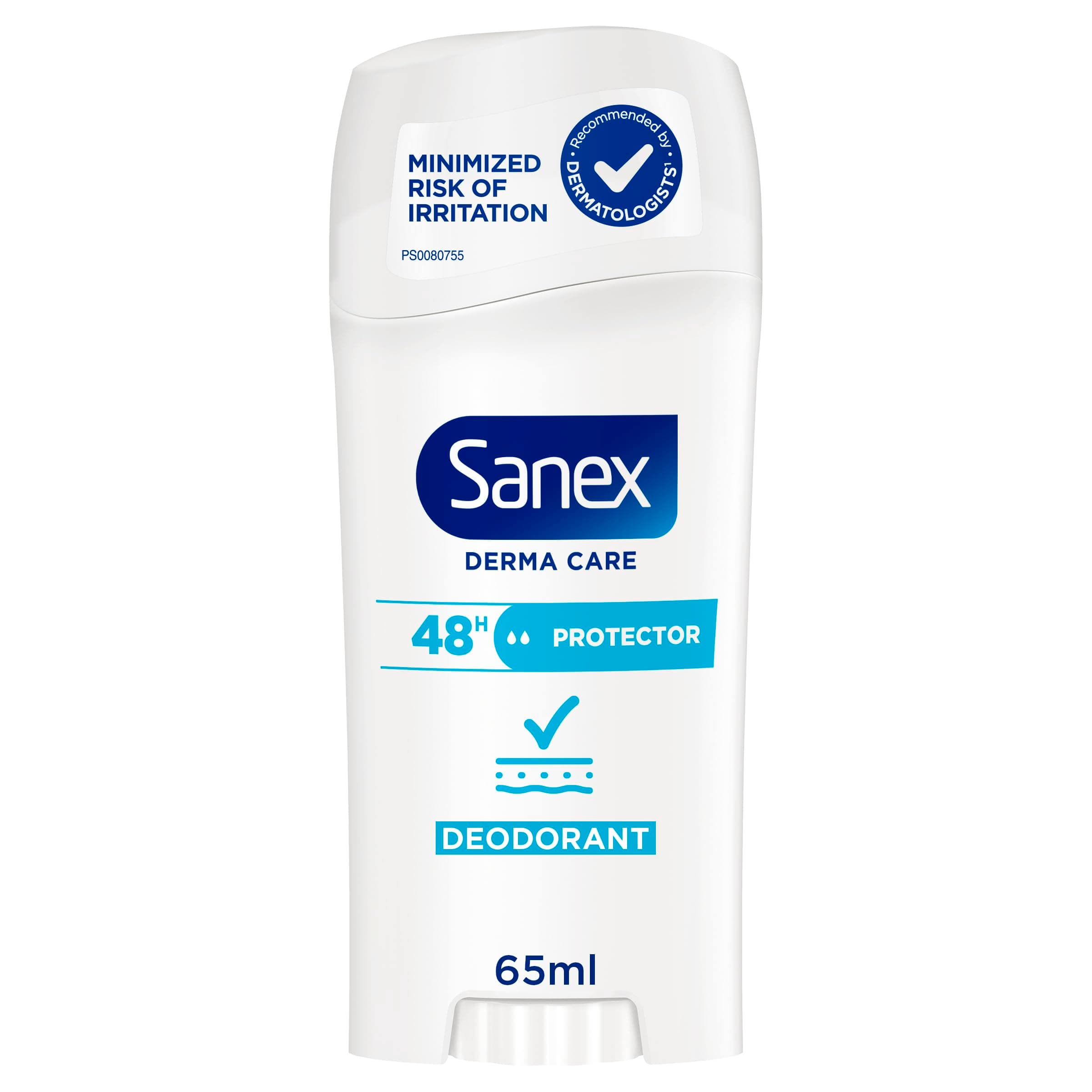 SANEX - Derma Care Protector 48 h Déodorant Stick 65ml –fraîcheur longue durée contre la transpiration et les mauvaises odeurs – respecte la peau– ne contient pas d’alcool* - Image 10