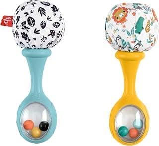 Mes Premiers Maracas Rattle for Baby Sensory Toy from 3 Months, HMF34