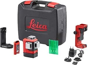 Leica Lino L6G – Laser Line 3x360 Degree with Li-ion Battery, Charger, Innovative Magnetic Adapter and Wall Mount, Boxed (Green Laser, Range: 35 m)